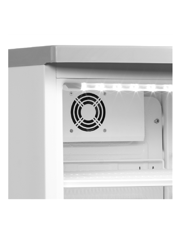 Armoire à boissons réfrigérante - 1 porte vitrée incurvée - 105 litres - BC145W/FAN_2