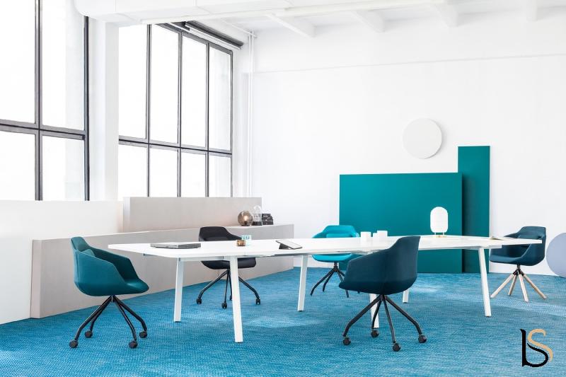 Table de réunion Yan M - MDD - Blanc 9010, Blanc, 400_2