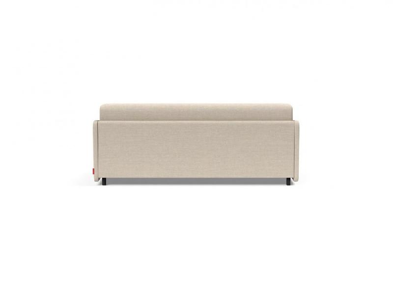 Canapé-lit design EIVOR Dual convertible - Innovation Living - 195x160cm - Tissu Phobos Latte_2