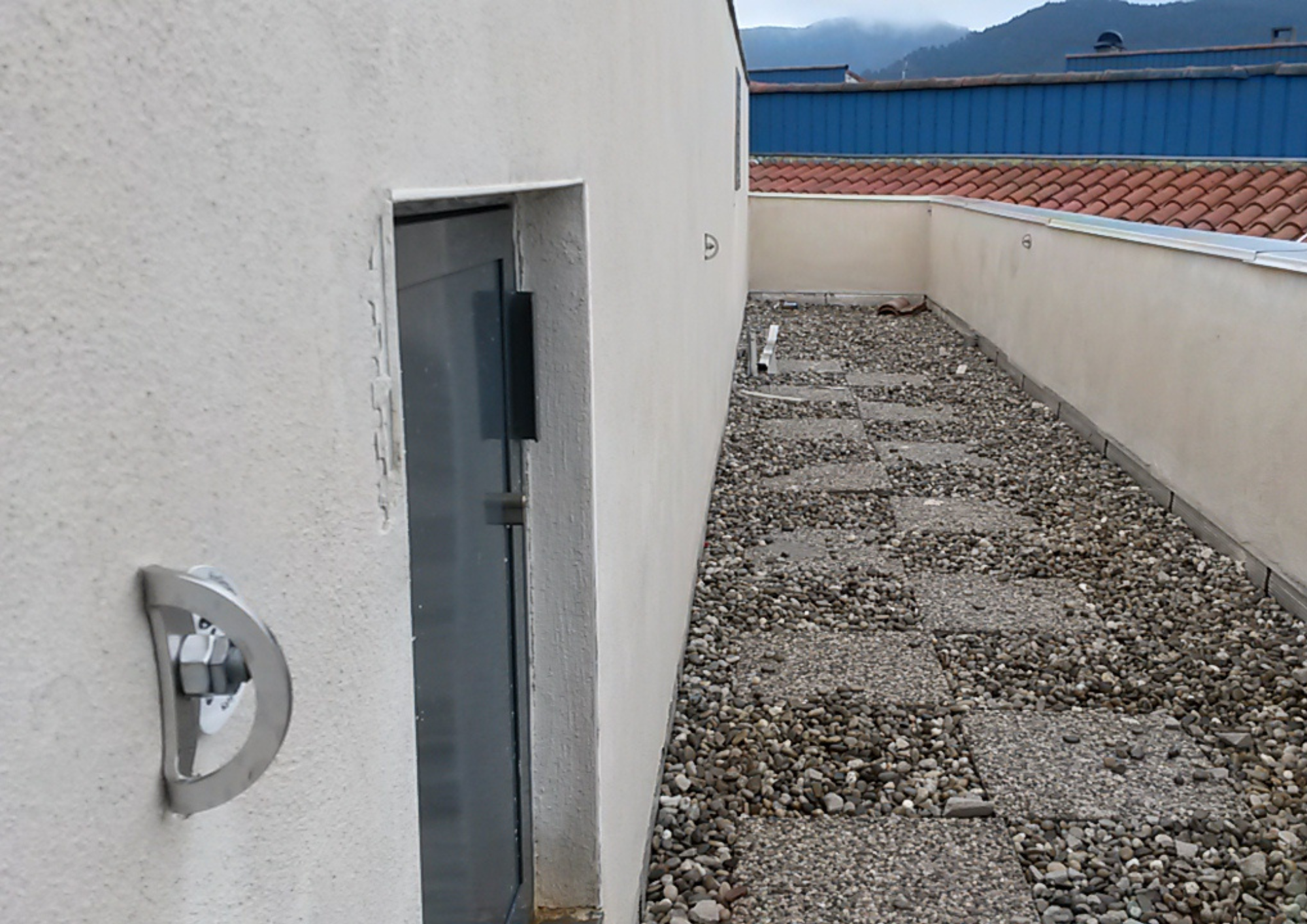 Plaquette d'ancrage en acier inox électropoli - Fixation M12 pour mur béton ou structure métallique - ANCRAGE FIXE 1_2