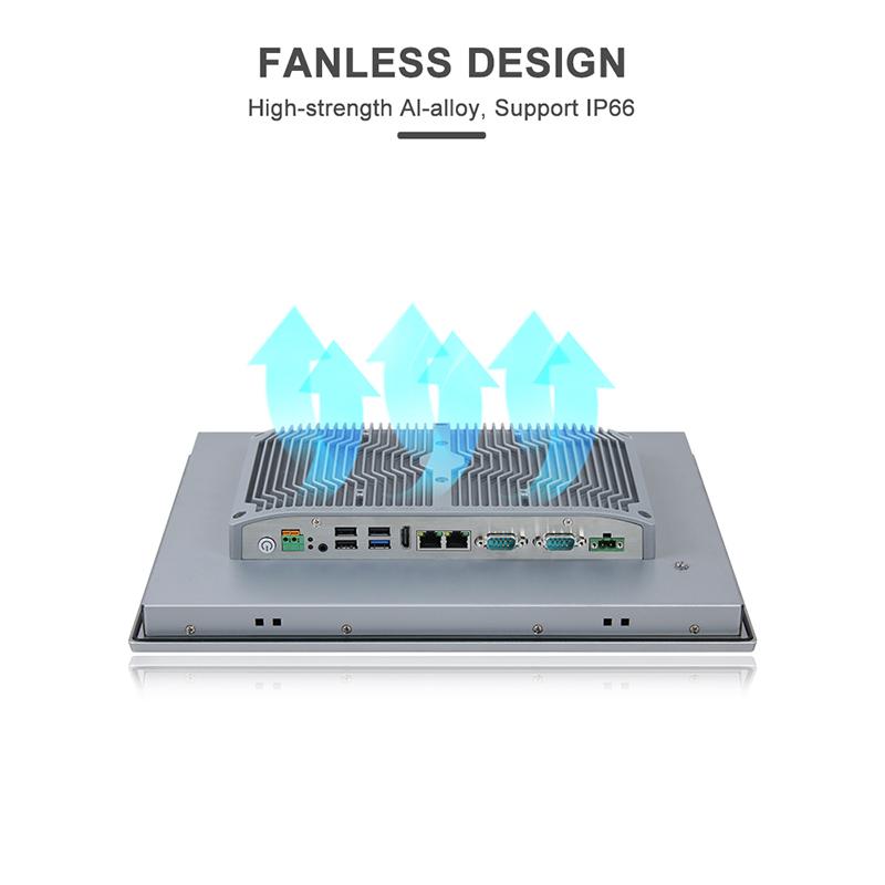 Panel PC industriel fanless 15