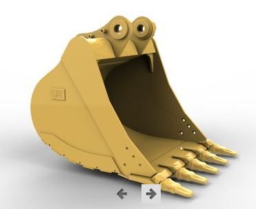 540-4108 godet d'excavation à usage normal - caterpillar finance france - 1650 mm (65 in) - capacité 2.12 m³_2