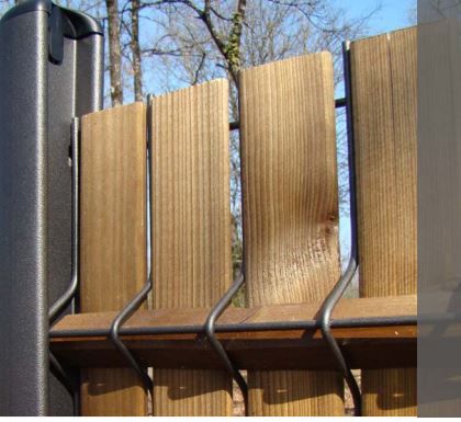 Aquiwood Isis - occultant en PVC pour grillage - Lippi - 1,03 m - lattes en épicéa traité autoclave classe III_2