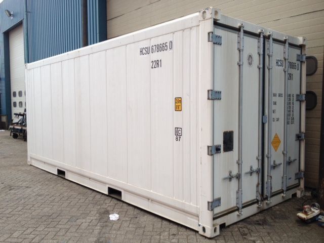 Conteneur frigorifique robuste pour usage intérieur et extérieur