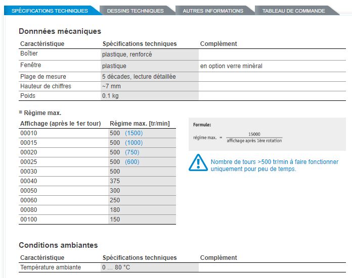 Da10 - indicateur de position Siko - arbre creux jusqu'à 30 mm Ø - affichage en mm ou inch_2