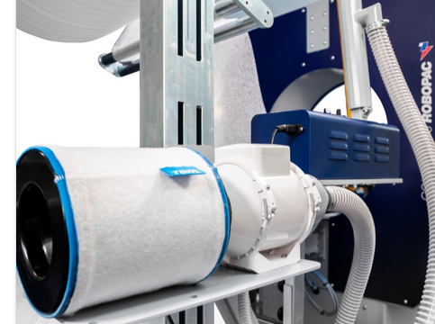 Filmeuse horizontale Pluripac M - Banderolage orbital - Soudage par impulsion manuel - Réglage du temps de scellage_2