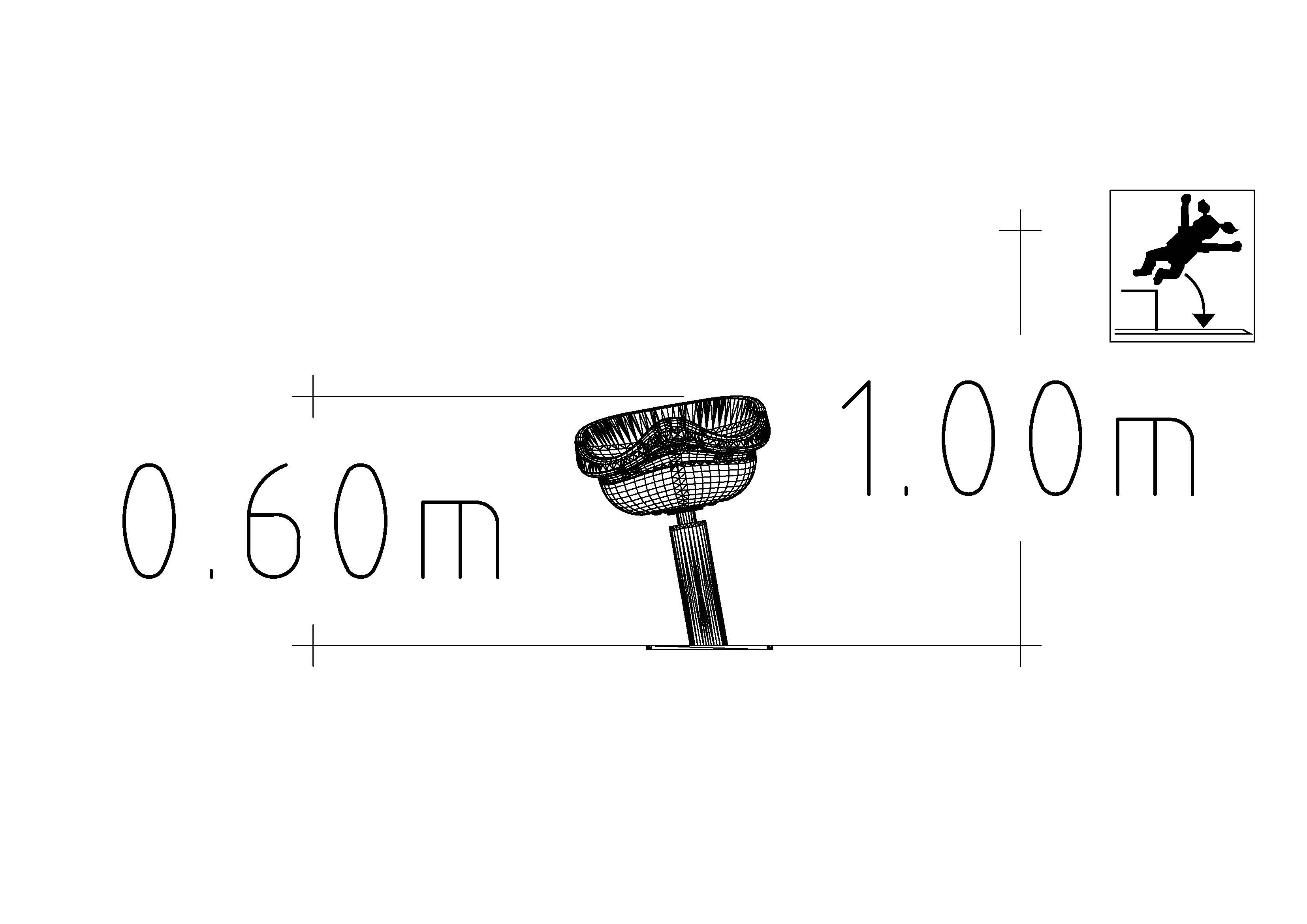 Manège tourniquet spinner pour aires de jeux - réf 8048609 - HAGS - tranche d'âge 3-12 ans - montage en 2 heures_2