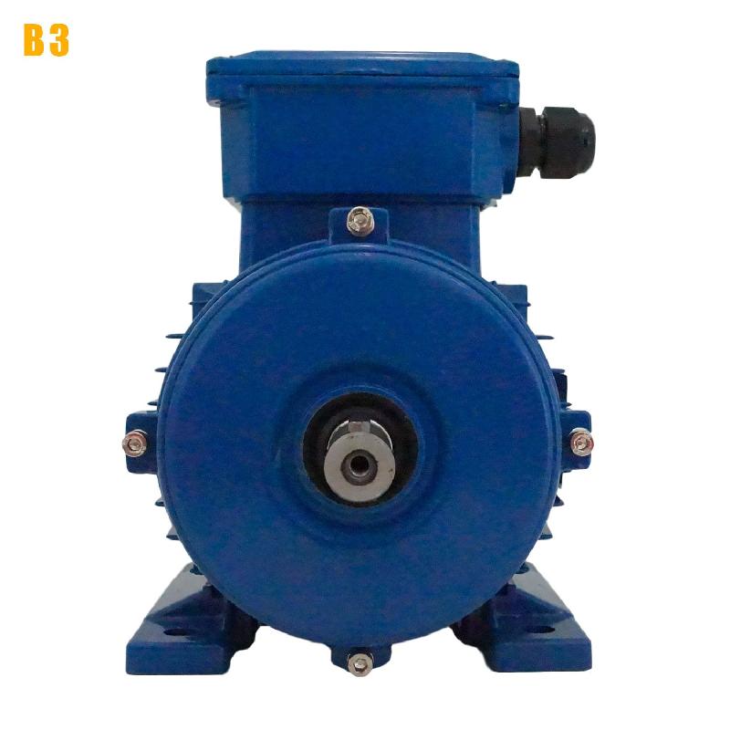 Moteur électrique triphasé 230/400V - 0,37 kW - 3000 Tr/min - Cemer MS Aluminium - Bride B3_2