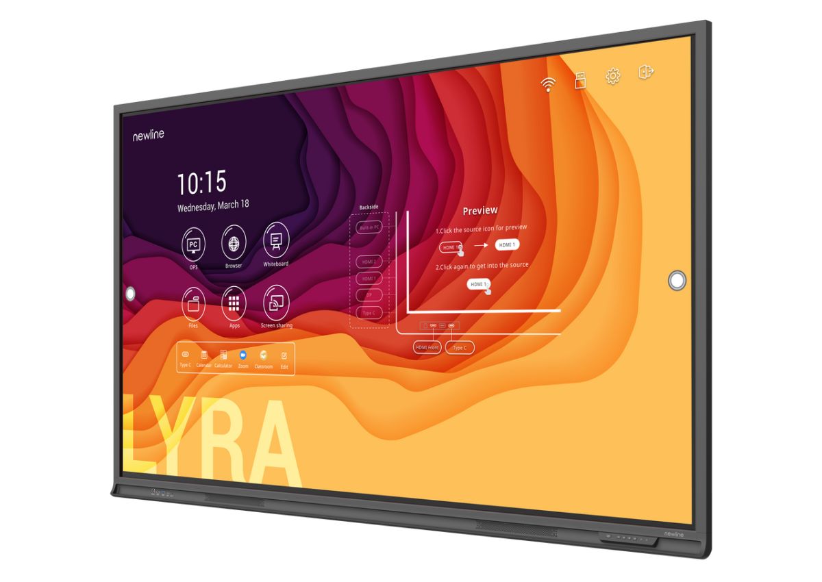 Écran tactile interactif 4K - Newline Lyra Pro - 86 pouces - Android 11 - 20 points de contact_2