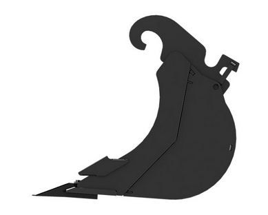 Godet d'excavation-mini-pelle - caterpillar finance france - 450 mm (18 in) - poids 52 kg_2