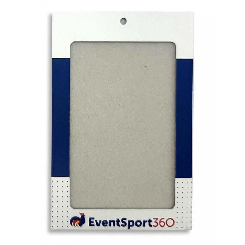 Porte-badge en carton A6 - Norme FSC - Reference : IDPA6-KRAFTPERSO_2