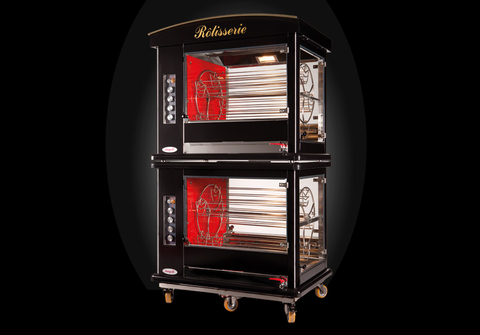 Déco : rôtissoire vision panoramique - 15 à 36 volailles/heure - Balancelles et mode four - Modèles RB et EB_2