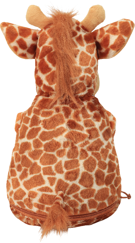 Peluche zippée Girafe - Rembourrage amovible - Réf: MM564 - Marque Mumbles_2