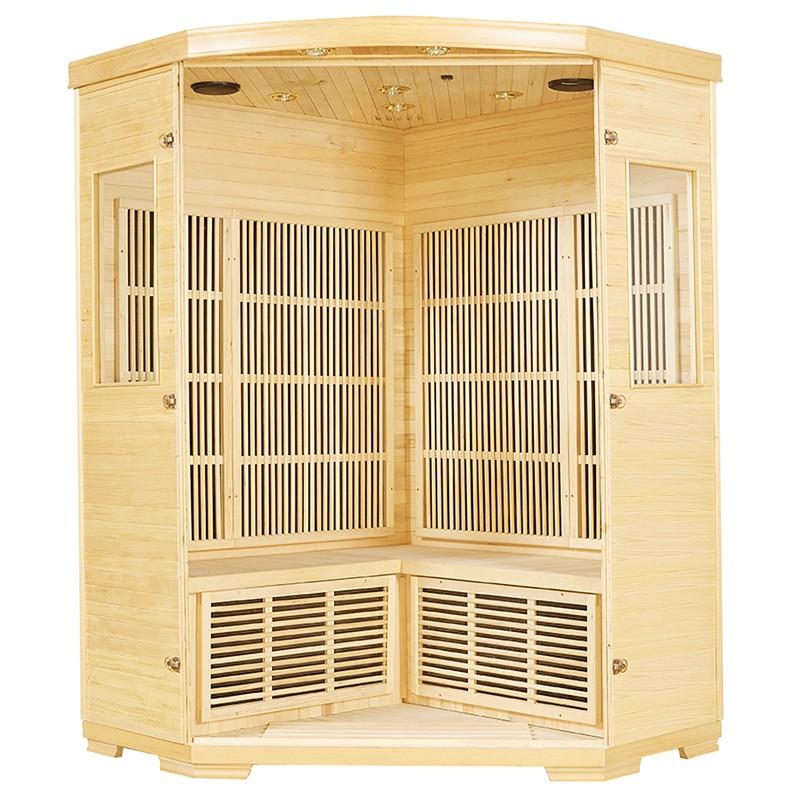SAUNA INFRAROUGE NORDICA® CARBONE  IR23 (2 À 3 PLACES) - 125X125_2