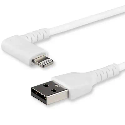 StarTech Cble USB-A vers Lightning Blanc Robuste 2m_2