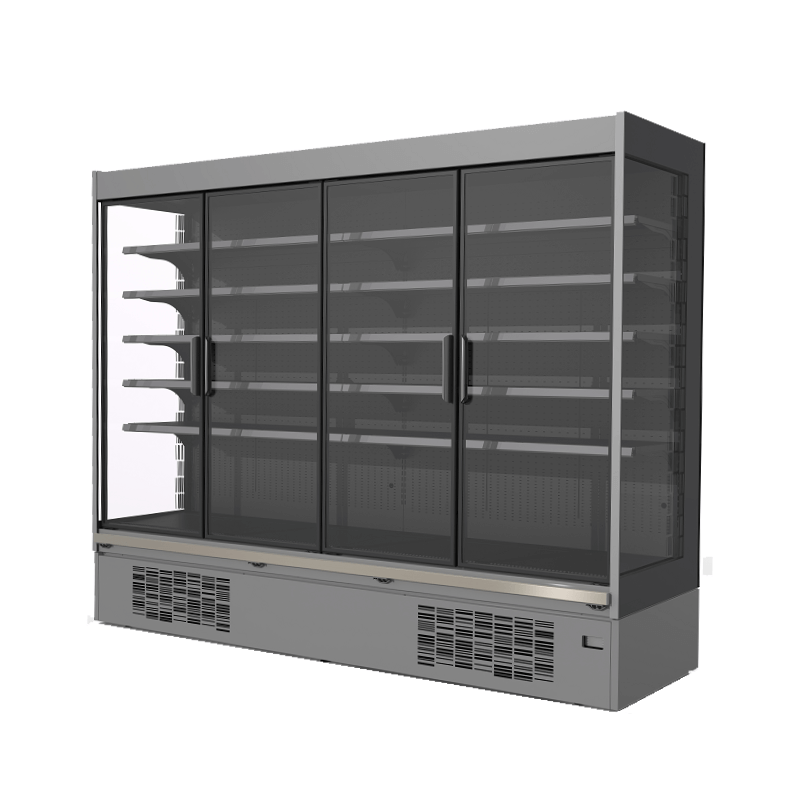 Vitrine réfrigérée verticale TEMPERA EFFICIA - Portes double vitrage, 0°C à +2°C, 5 niveaux, 937 mm largeur, 760 mm profondeur, 2050 mm hauteur_2