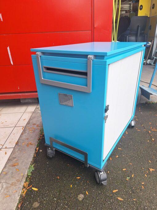 Armoire de rangement Moby Steelcase d'occasion - métal, serrure intégrée, design moderne_2