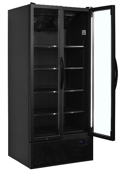 Armoire à boissons vitrée noire | Tefcold - FS890HBLACK_2