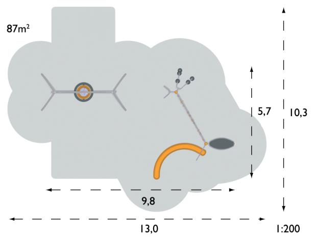Structure multi-jeux Agito Sting gris - 5 à 12 ans - Réf 8002144 - Hags_2
