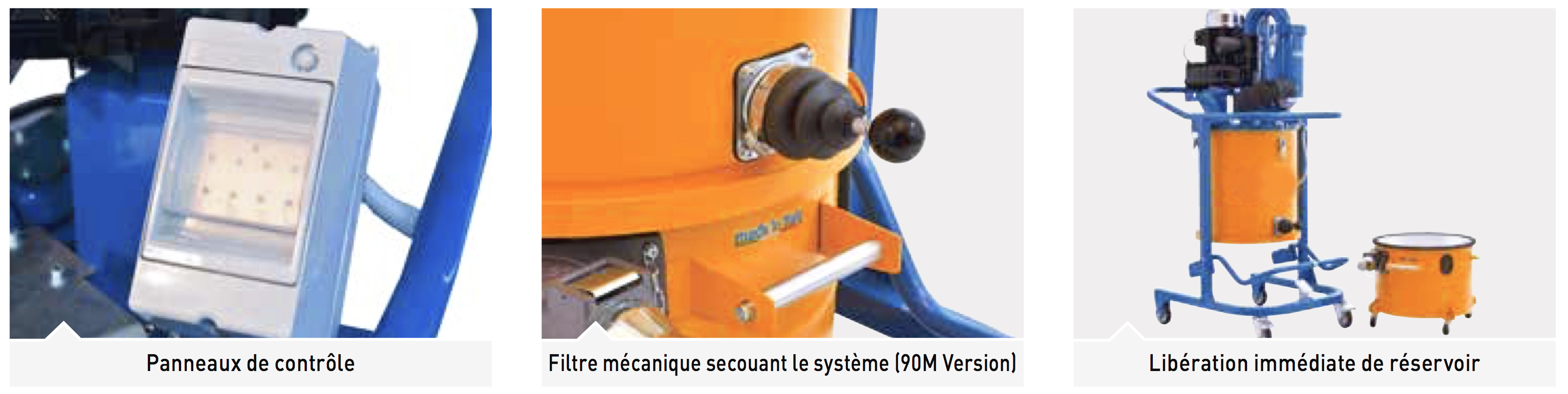 Aspirateur industriel poussières - Sodevak 90 avec nettoyage automatique et filtre Hepa_2