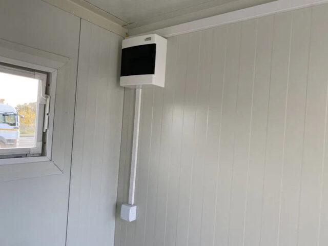 Double conteneur sanitaire avec dépôt de déchets - Cabine de toilettes neuve avec réservoir à déchets - Cabine sanitaire pour le camping_2