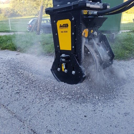 Fraise hydraulique pour pelle hydraulique et mini-chargeuse - Pression bar 300 - 350 - MB-R500_3