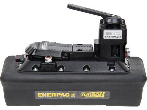 PAMG1405N - Pompe hydraulique pneumatique Turbo II - 4/3 Distributeur manuel - 3770 cm3 d'huile utile - Pour vérins double effet_2