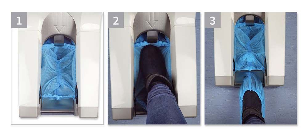 Paquet combinatoire - Distributeur automatique de sur-chaussures avec 1'100 sur-chaussures incluses_2