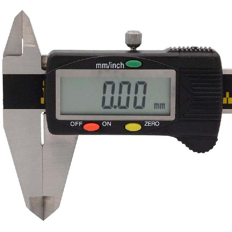 Pied à coulisse digital sans molette - 150 mm - conversion mm/inch - jauge de profondeur - précision 0,01 mm_2