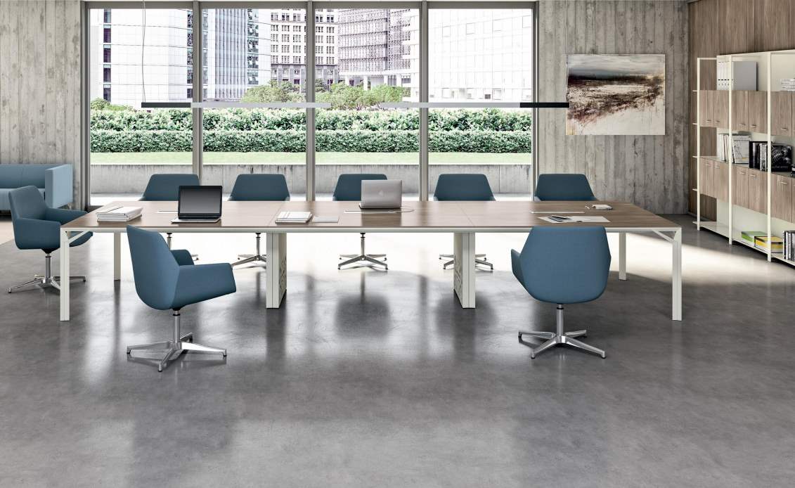 Fauteuil de direction DUNE - Président, design italien, cuir pleine fleur ou tissu, mécanisme basculant_2