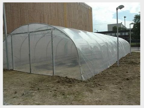 Serre tunnel PRO - Serres Natural - largeur 6m avec bâche enterrée et demi-pieds droits_2