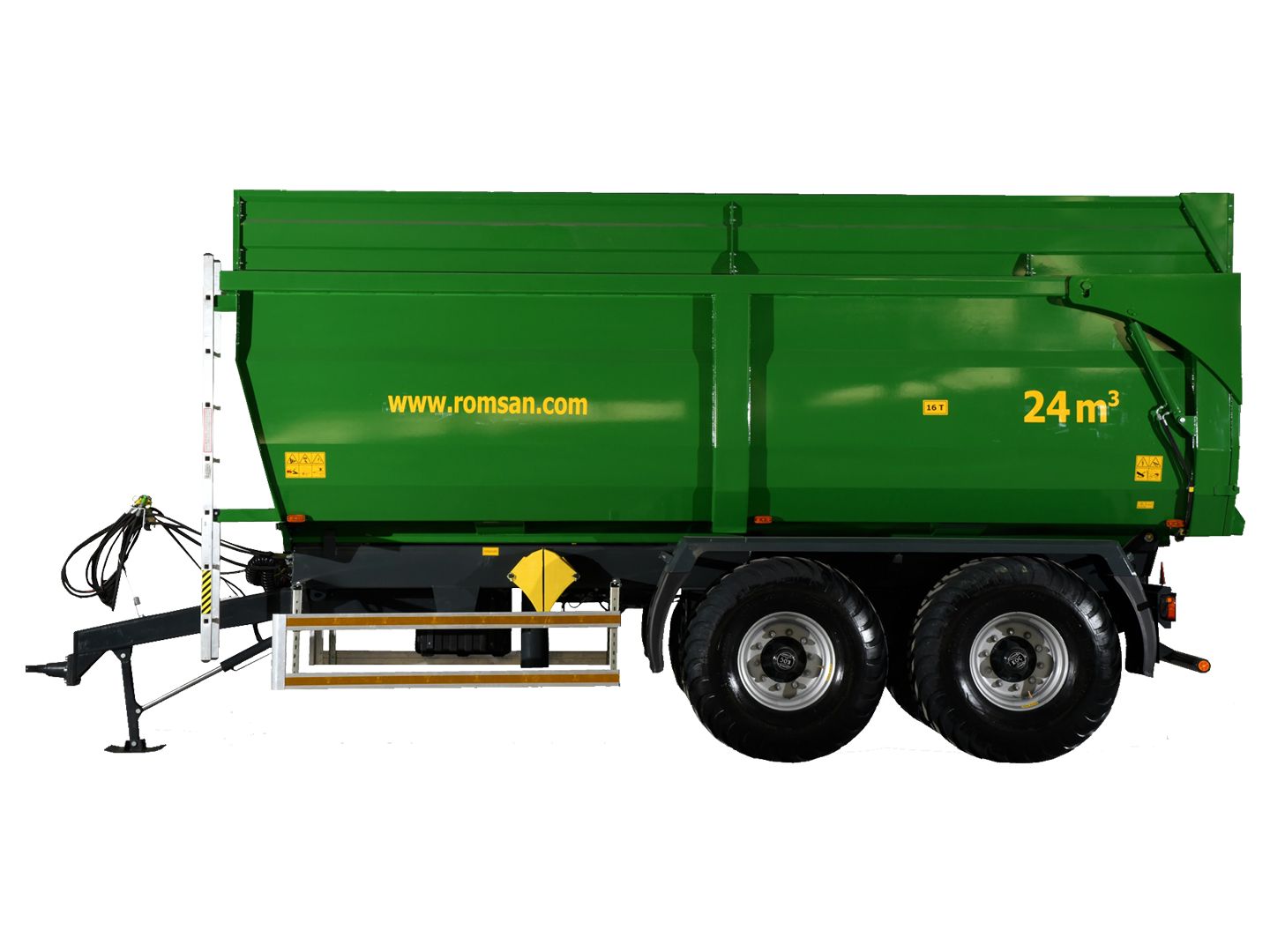 R 180 TAHK - Benne agricole à tandem monocoque - ROMSAN - Capacité 18000 kg_2