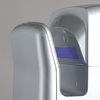 Sèche-mains argent JETSTREAM - usage intensif - séchage rapide en 5 à 7 secondes - SKU: Q-776-HAND02_2