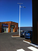Lampadaire solaire urbain à LED en acier galvanisé thermolaqué - 8 m - 60 W / 5800 Lm - Modèle ARL-SL001_0