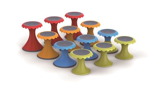 Tabouret JUK 129 - assise dynamique, ergonomique, différentes couleurs et hauteurs - garantie 5 ans_2