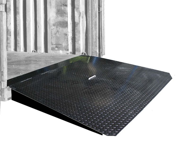 CIP-2 - Rampe d'accès pour conteneur Tecsi S.A. - Capacité 7.000 kg - Acier renforcé - Peinture noire_2