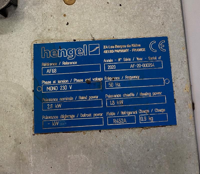 Hengel - Armoire de fermentation bi-Tronic à grille 600x800 d'occasion - Température -5°C à 40°C, Hygrométrie 45 à 95%_2