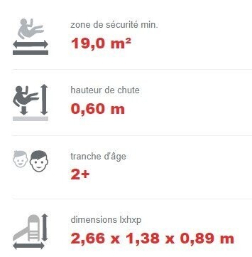 Jeu tous petits pour aire de jeux - Toboggan interactif conforme EN1176 - Référence BT11573_2