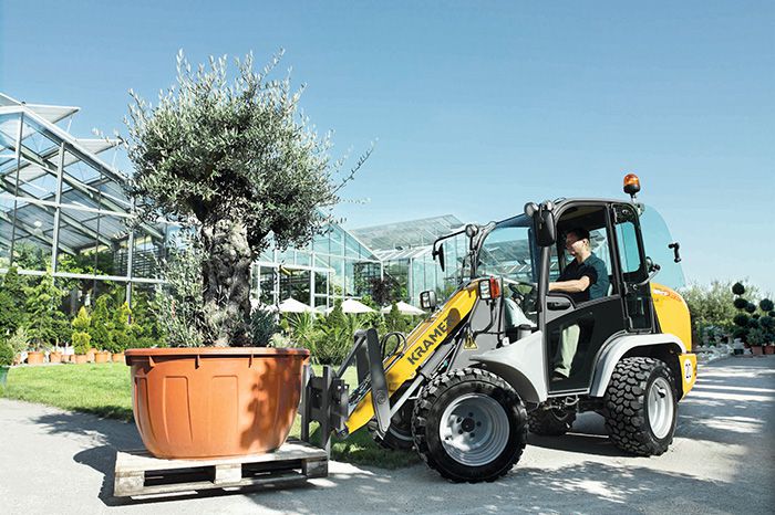 Machine compacte Kramer 5035 avec capacité de godet standard de 0,35 m³