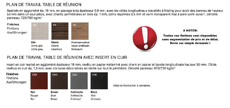 Bureau de Direction E10 - QUADRIFOGLIO - 244, Orme gris, Sans voile de fond, Cuir noir_3