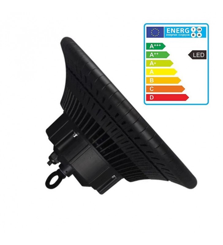 Cloche LED 150W Epistar 3030-3D - 125lm/W - IP65 - UFO industriel - Réf 4802C2_2