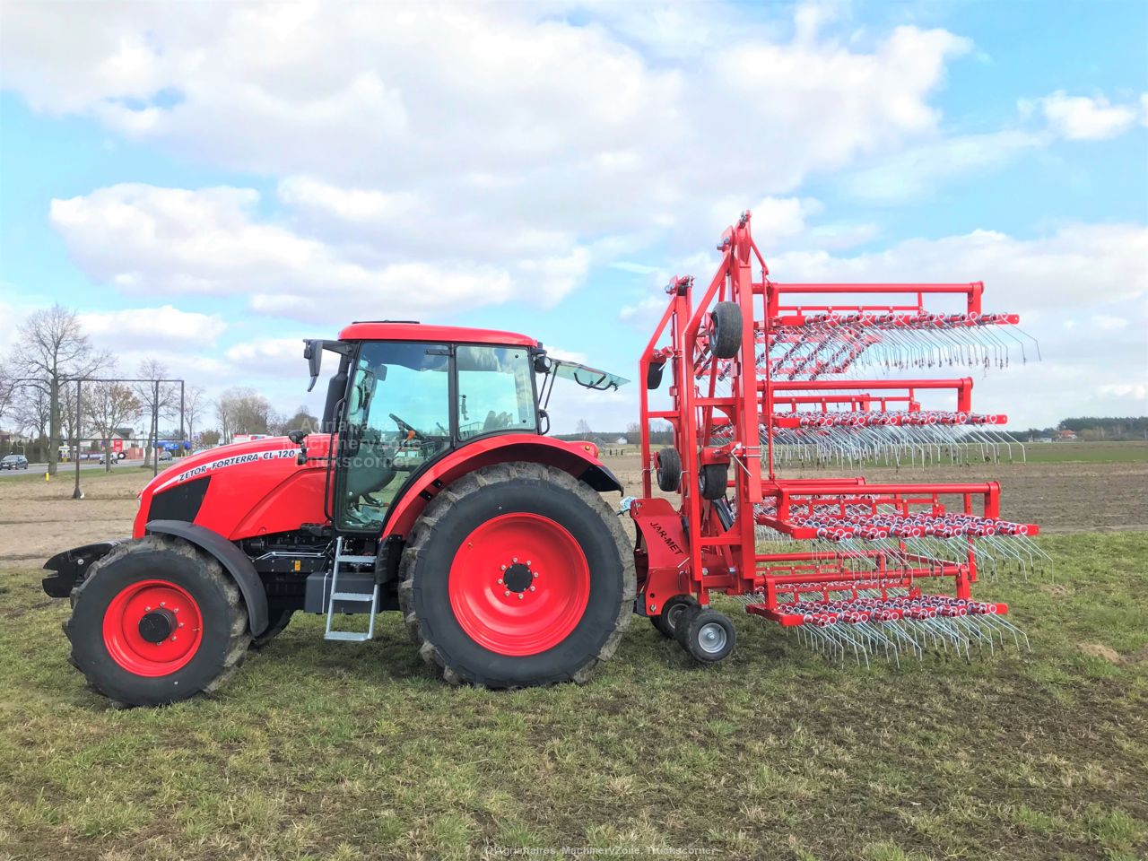 Herse étrille 12 mètres avec attelage porté arrière -Jar-Met HS JAR 12000_2