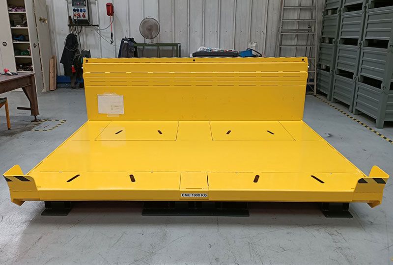 Inclineur 80° pour doubles caisses - référence AP80°190-250-165-4084-2 - charge max 2 x 950 kg - inclinaison 80° - hydraulique_2