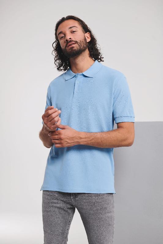 Polo homme Ultimate - Réf: RU577M - 100% coton peigné Ring-Spun - Maille piquée nid d'abeille, pré-rétréci et lavable à 60°C_2