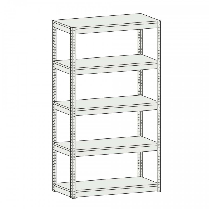 Rayonnage avec tablettes réglables en acier pour magasins, entrepôts, archives et réserves - 25 références disponibles_2