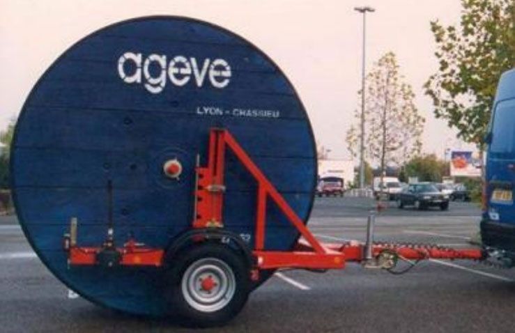 S 1500 - Remorque Porte-Touret - SIPREL - Charge utile 1450 Kg_2