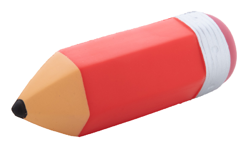 Balle anti-stress en forme de crayon - couleur rouge - 20.8 gr_2