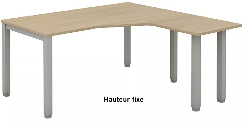 Bureau d'angle compact - hauteur fixe ou réglable - So Vera_2