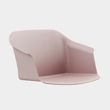 Lot de 2 fauteuils MIZA - Coque polypropylène 6 finitions - Pieds bois Ø24mm à Ø18mm - Référence 8015 FR110_2