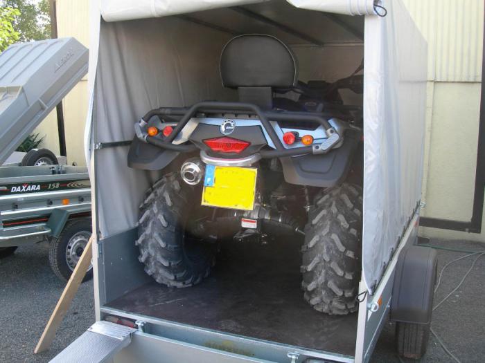 Remorque porte-quad Humbaur 1374 - dimensions utiles 251x131x35 cm - PTAC 750 ou 499 kg_2